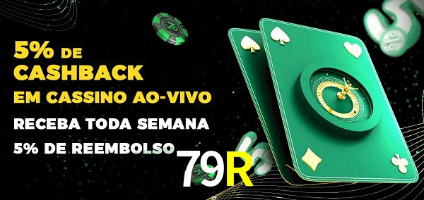 Promoções do cassino ao Vivo 79R